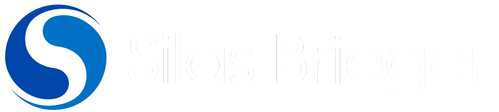 silas brieger logo white